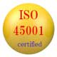ISO45001 certified