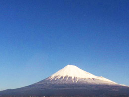 富士商工会議所から見える富士山