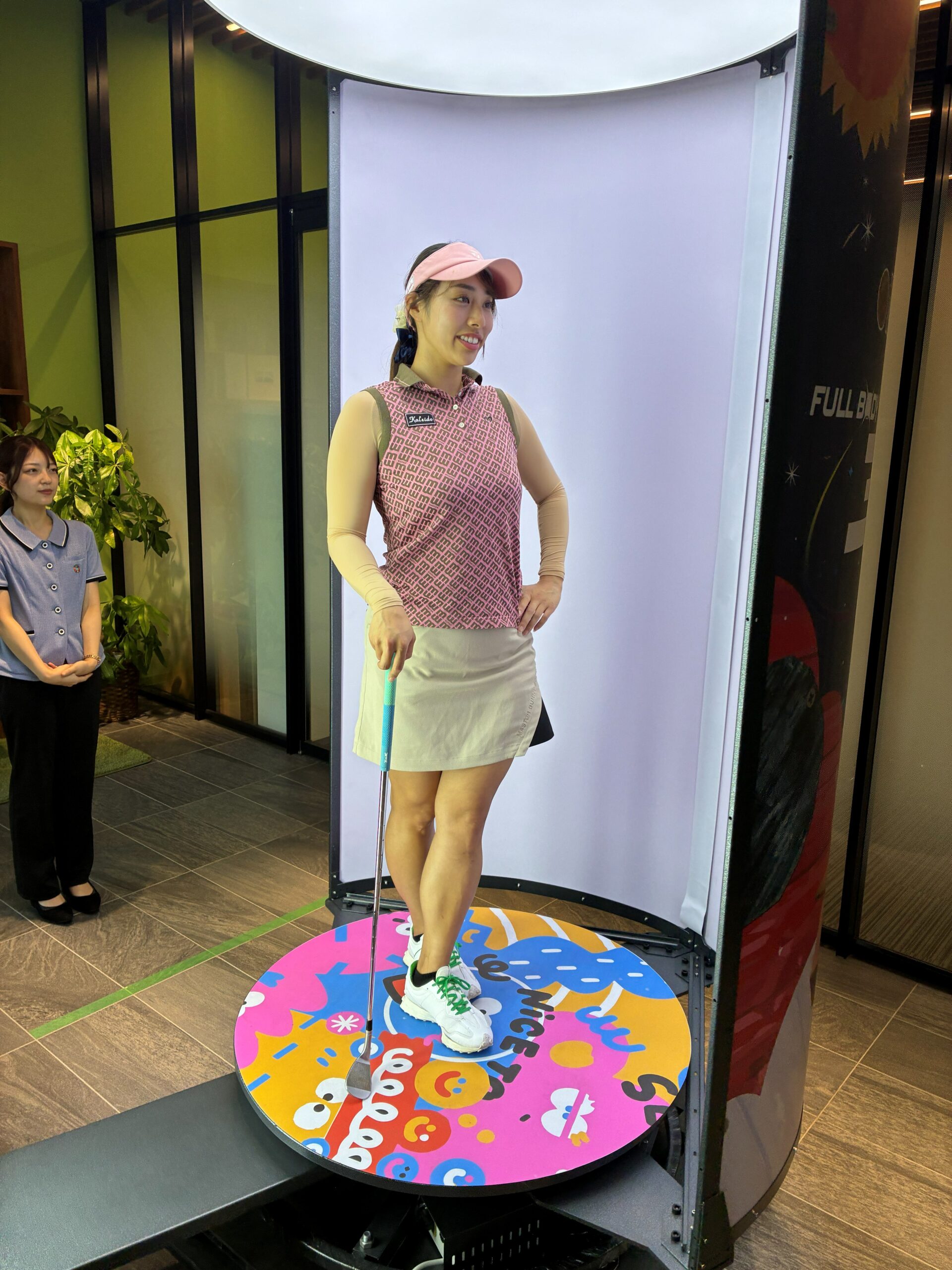 3Dスキャンブースでの撮影の様子