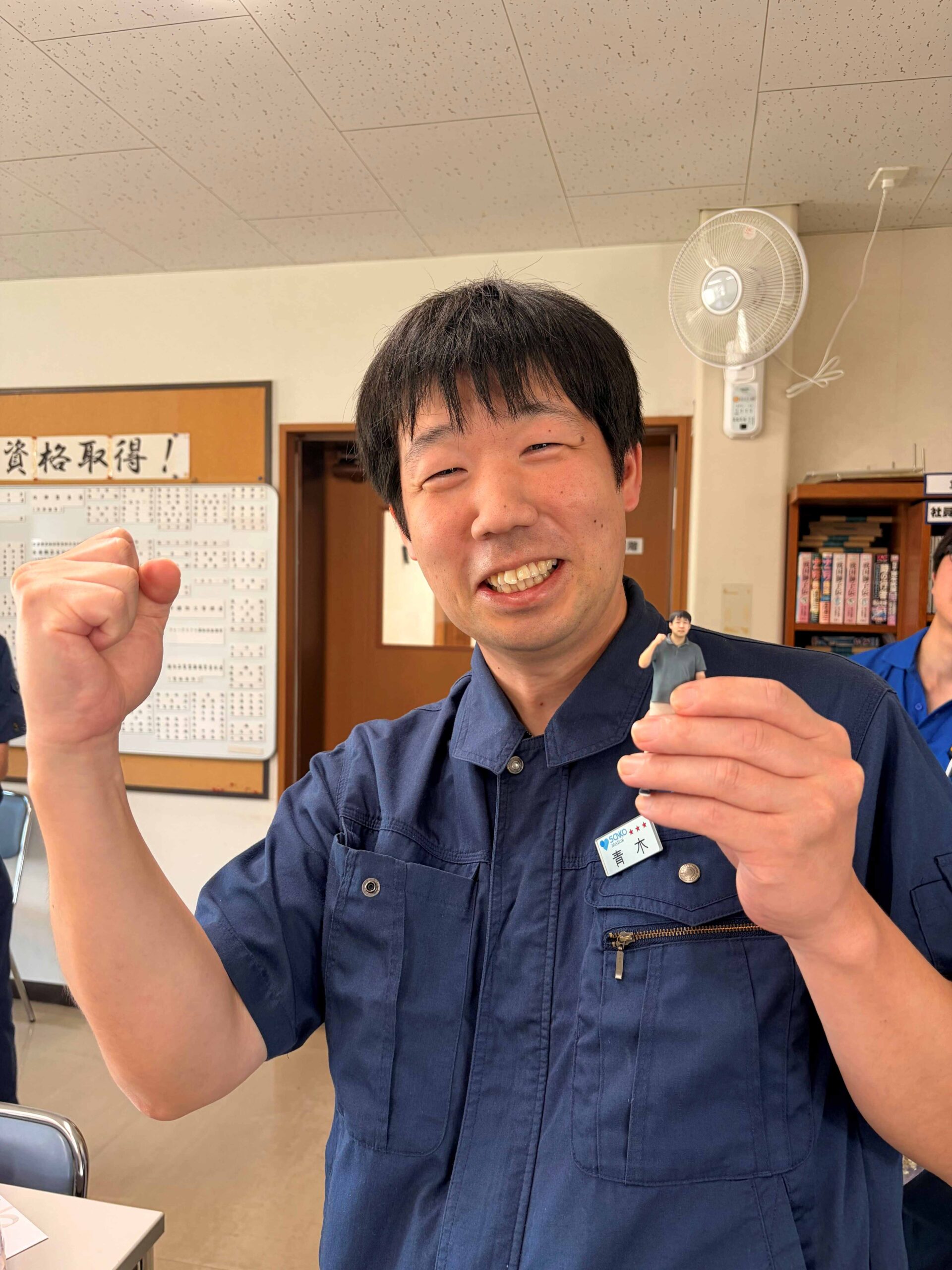 株式会社 Sanko Medical 社員様とフィギュア