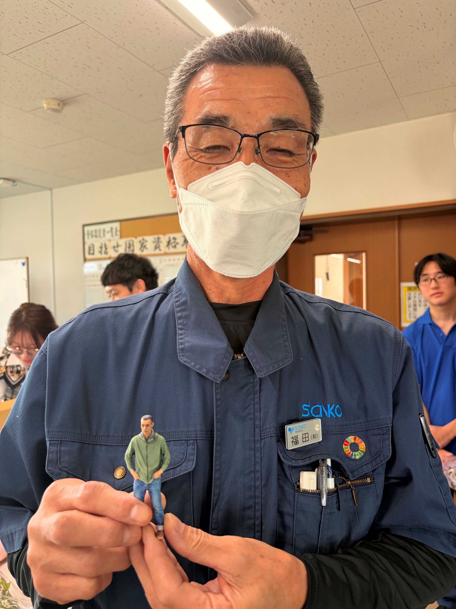株式会社 Sanko Medical 社員様とフィギュア