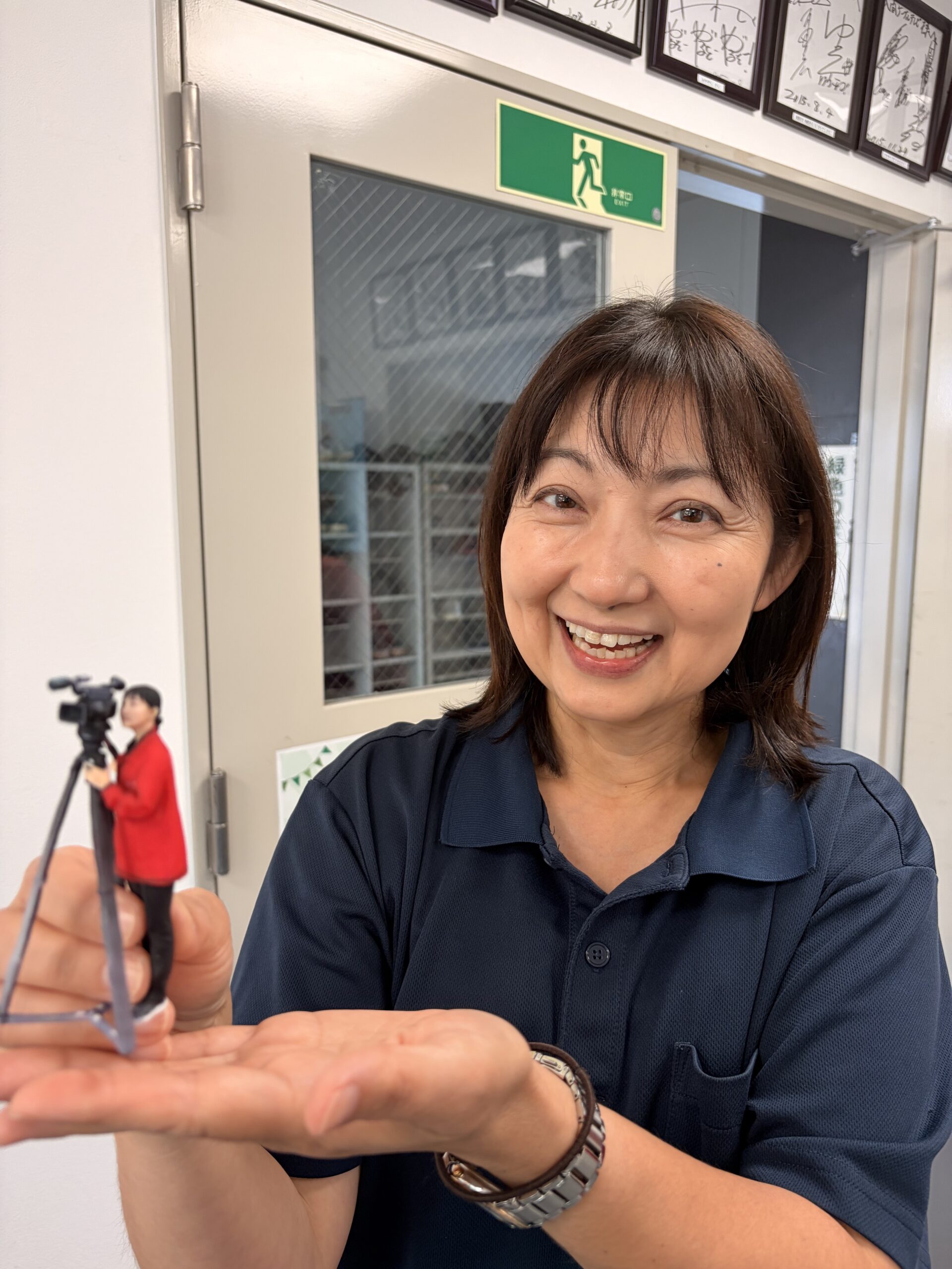 入間ケーブルテレビのスタッフ様とフィギュア