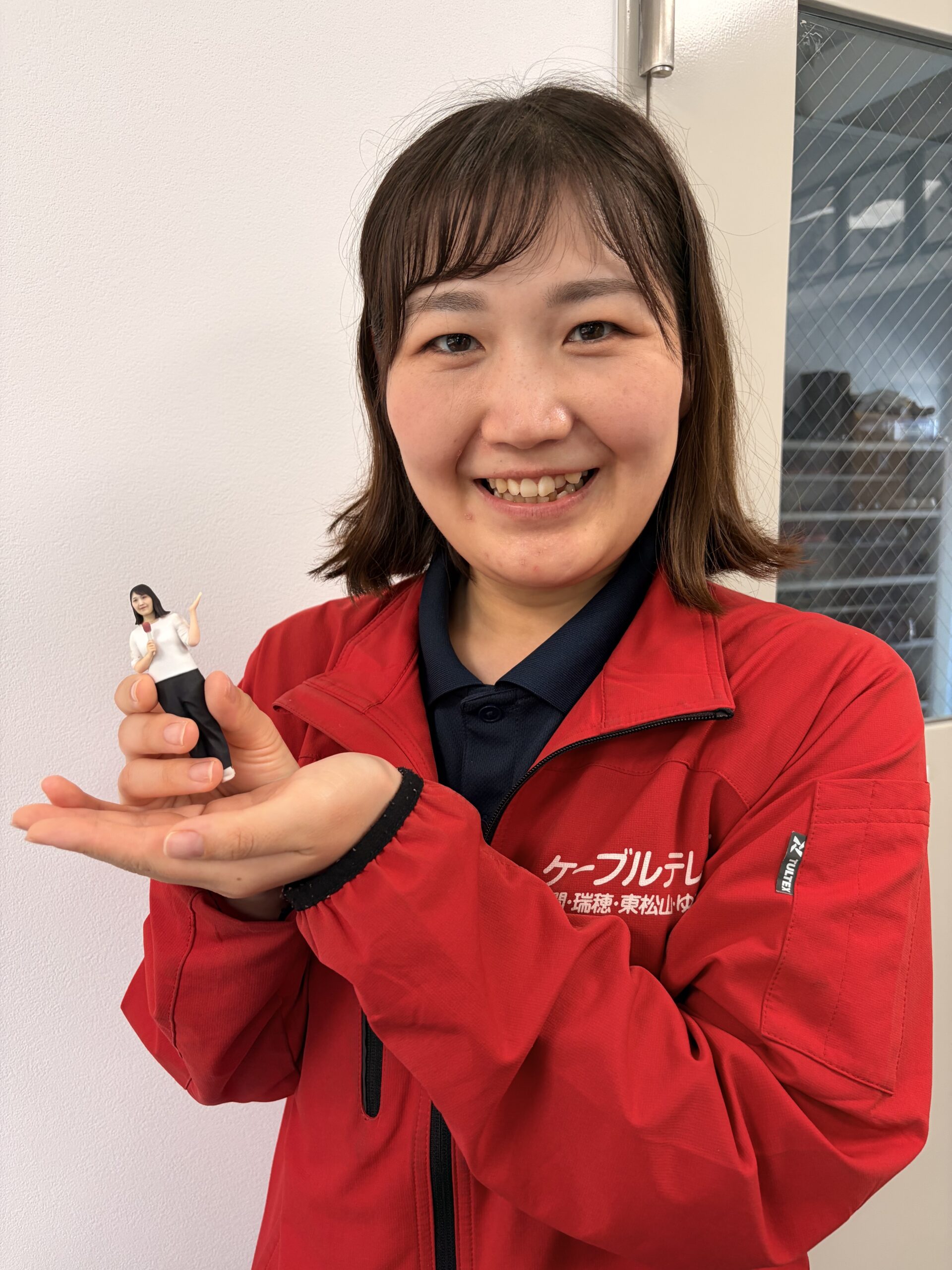 入間ケーブルテレビのスタッフ様とフィギュア