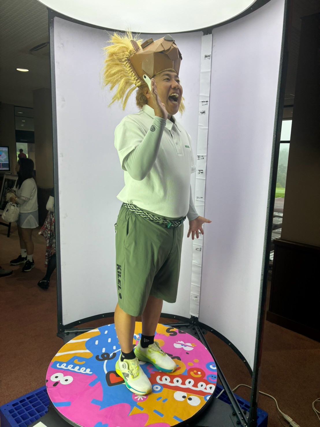 大西ライオンさんも3Dスキャン撮影