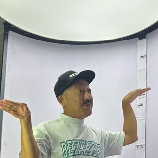 クボケンさん 撮影時のようす
